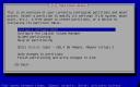 This is the manual partitioning menu. The first two options (if they are shown) will allow you to set up a software RAID and Logical Volume Management. Highlight the drive you wish to partition and hit Enter.