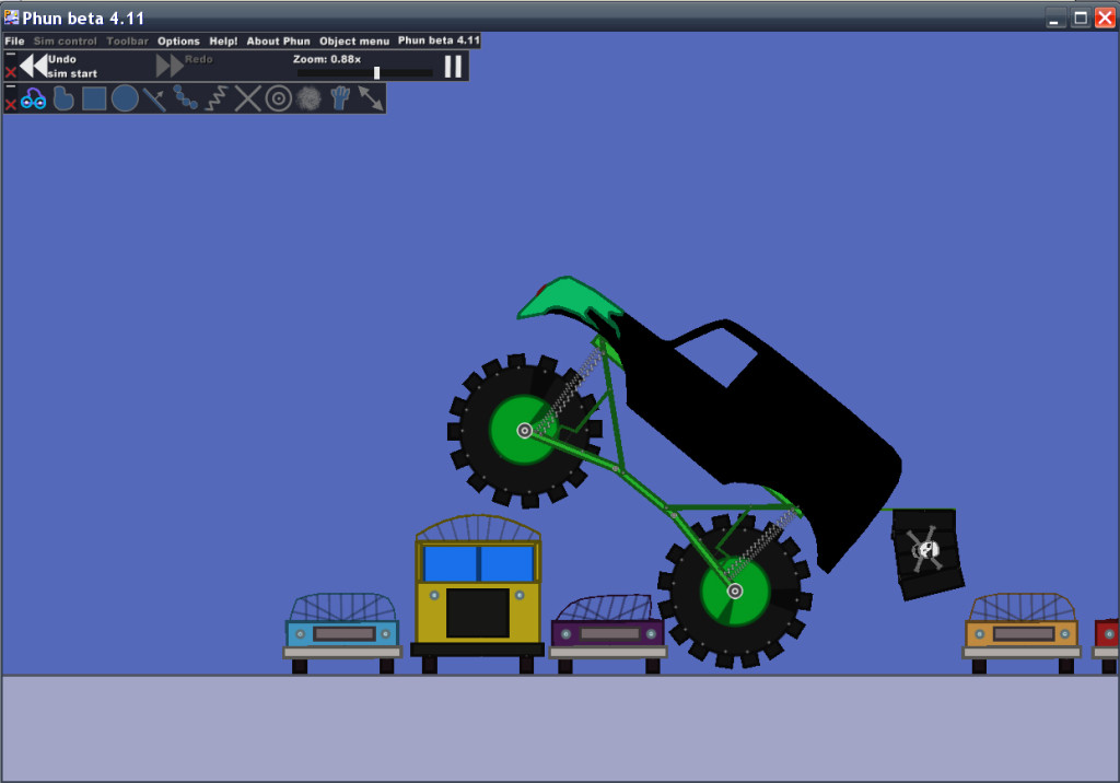 Simple car physics. Phun (Sandbox симулятор физики) (2009). Phun. Песочница физика игра. Игра физика машин.