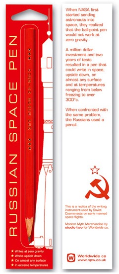 The Russian space pencil myth